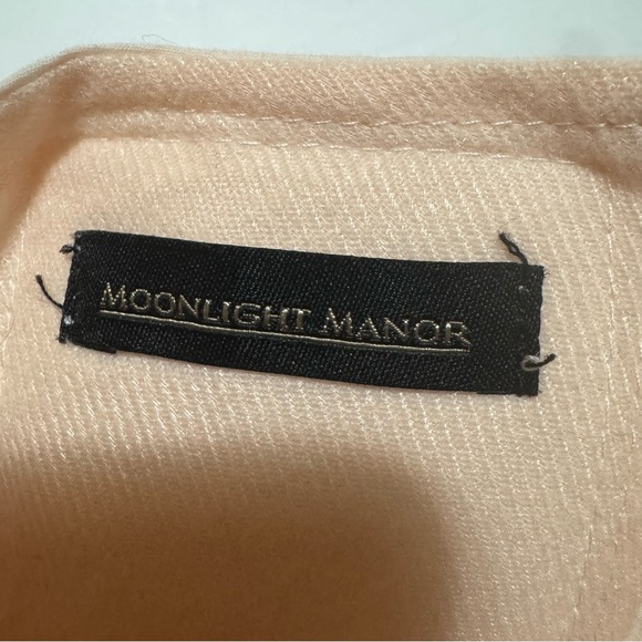 Moonlight Manor Old Lady Dog Costume Floral Pink Dress with Lace & Purse Details - Picture 2 of 10